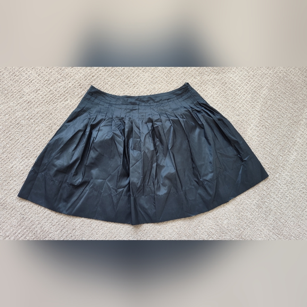 Talbots Black Silk Mini Skirt